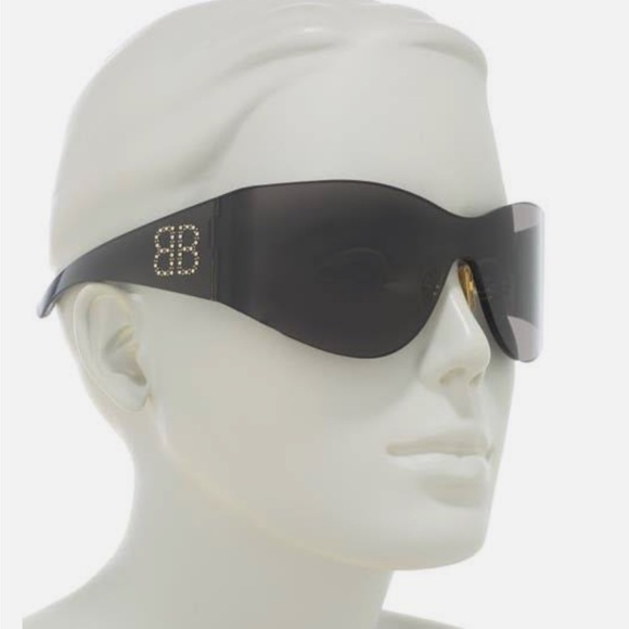 🆕💗💯Balenciaga Cat Eye Shield Acetate Sunglasses - Picture 3 of 9